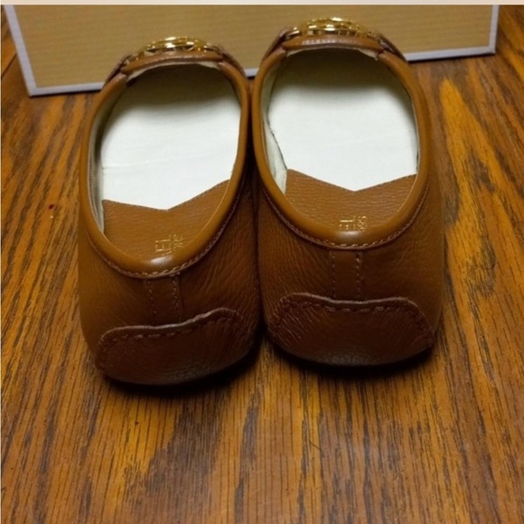 NWOT Michael Kors Womens Fulton Leather Square Toe Slide Size 7.5 - Picture 3 of 6